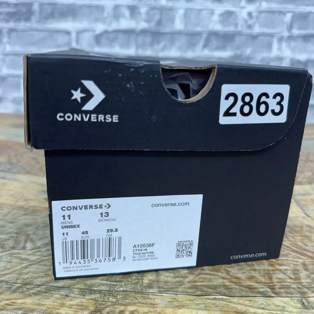 Converse Chuck Taylor All Star Hi True Nature Green A10536F Mens Size 11 New